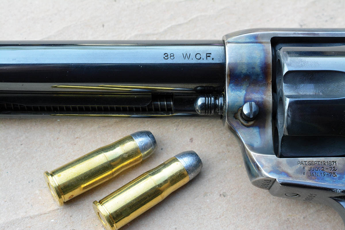 Most guns chambered for 38-40 Winchester are marked 38 WCF.